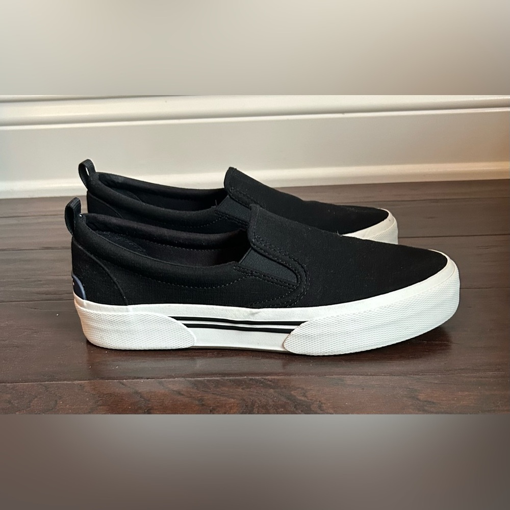 Sperry Black Slip-On Sneakers Size 9.5 Worn Once!